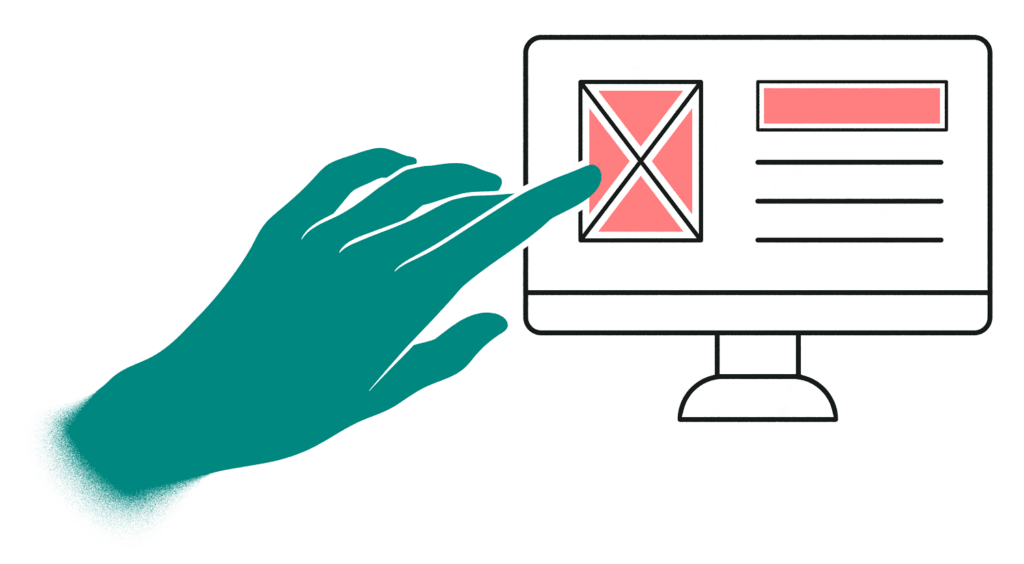 Illustration für Webdesign