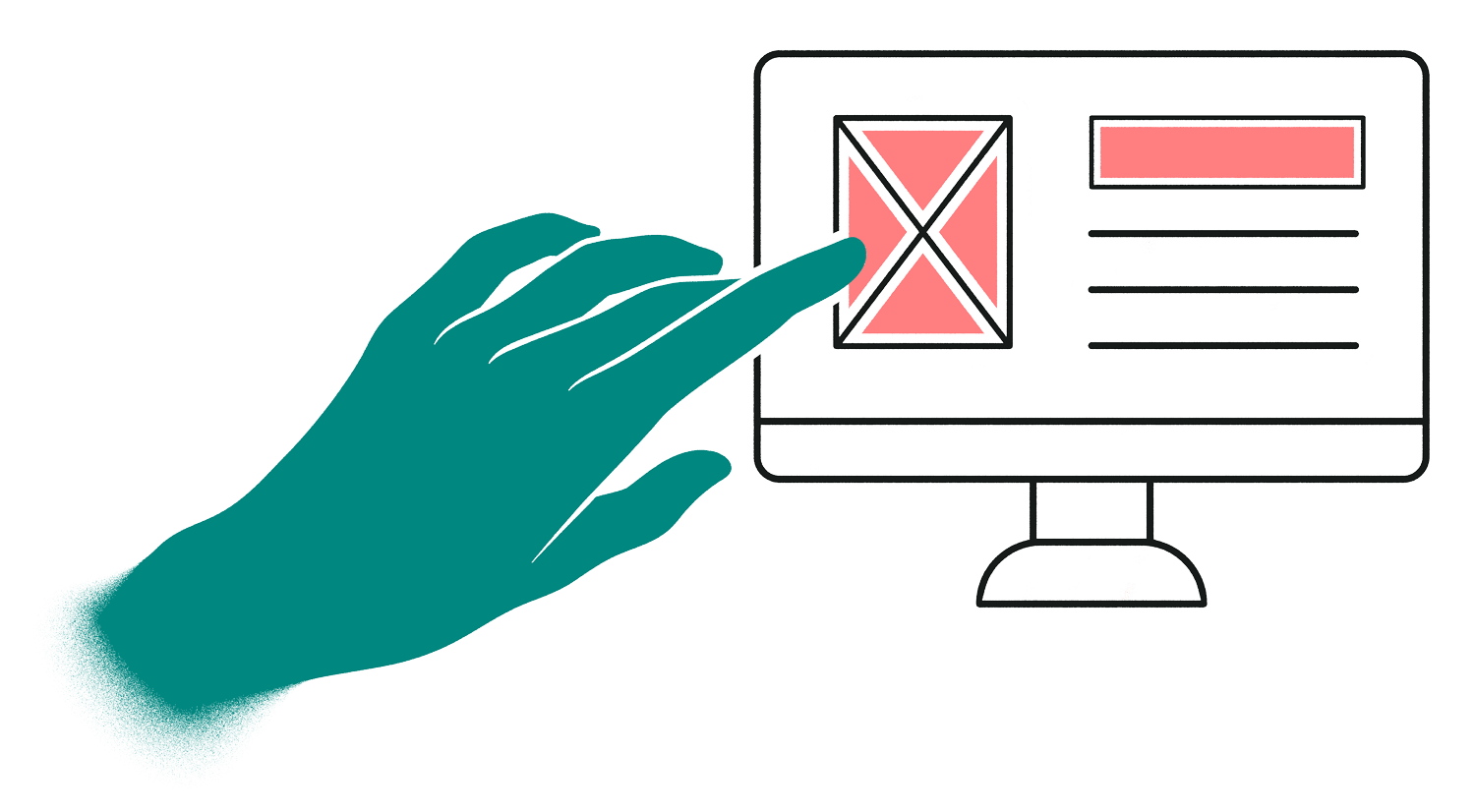 Illustration für Webdesign